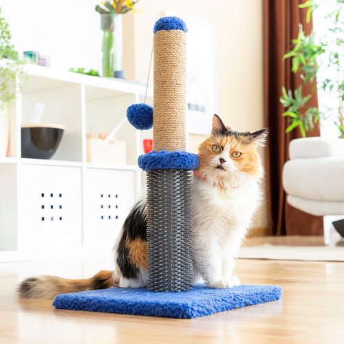 Cat Scratching and Massage Post with Ball Miausage InnovaGoods - Imagen 3